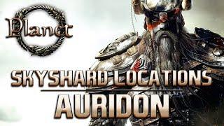 Elder Scrolls Online (ESO) - All Skyshards Locations Auridon (100% Map)