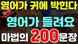 #133.[생활영어 200문장] 영어가 귀에 박힌다! 진~짜 들리는 마법의 200문장으로 영어 회화 끝내기!