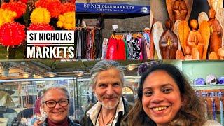 ST. NICHOLAS MARKETS BRISTOL | Exploring Bristol City #Choppzz #market  #bristolcity #stnicholas