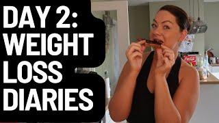 DAY 2: WEIGHT LOSS DIARIES // WHAT I EAT IN A DAY TO LOSE WEIGHT