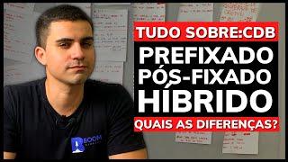 QUAL O MELHOR CDB? PREFIXADO, PÓS FIXADO ou CDB HÍBRIDO? Como escolher um CDB? (GUIA COMPLETO)