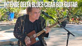 Steve Arvey Intense Delta Blues 3 String Cigar Box Guitar Version Of Mississippi Winds