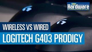 Logitech G403 Prodigy: Test / Review - Drahtlos gegen verdrahtet