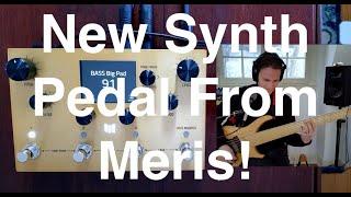 Meris Enzo X --- Mono/Polyphonic Synthesizer Pedal --- Bass Demo
