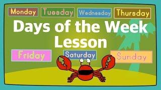 Days of the Week Lesson for Kids | The Singing Walrus