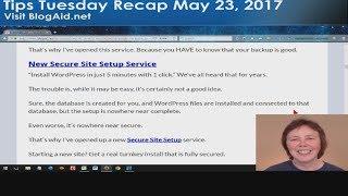 Tips Tuesday Recap - WP Site Services, Meta Keywords, Google My Business