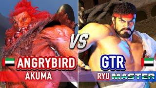 SF6  ANGRYBIRD (Akuma) vs GTR (Ryu)  Street Fighter 6 High Level Gameplay