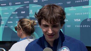 North Texas speed climber Sam Watson discusses bronze medal win with NBC 5's Laura Harris | NBCDFW