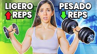 PESO y REPETICIONES Para Ganar Masa Muscular