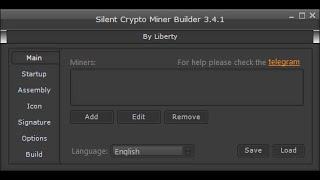 Настройка скрытого майнера / SilentCryptoMiner v3.4.1