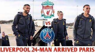 ️Liverpool Arrives in Paris: A New Chapter in Their Champions League Journey.