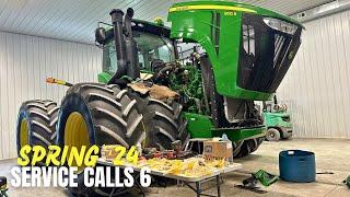 The John Deere 9510R is back! Time to get the turbo, EGR cooler, and exhaust manifold fixed right!