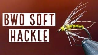 Blue Winged Olive Soft Hackle Fly Pattern (Fly Tying Tutorial)