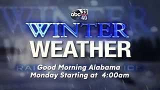 Winter weather coverage on ABC 33/40's Good Morning Alabama | Monday, Feb. 16, 2015