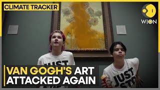 Van Gogh's Art Attacked Again In London | WION Climate Tracker | World News | WION