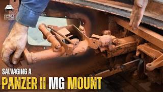 Extracting a RARE WWII Panzer II MG Mount!