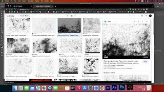 Grunge effects Test Mac Mini M1 Adobe Illustrator 2023