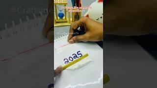 New year craft 2025 Easy paper DIY #funny #art #empuraan #marvel