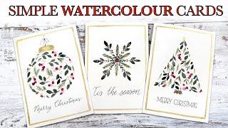 Super EASY Christmas Cards, Anyone Can Do!