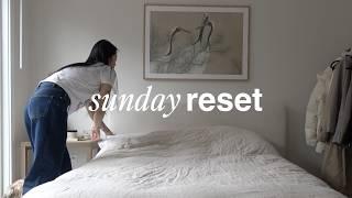 Sunday reset routine (office update, cleaning, purge & selling clothes)