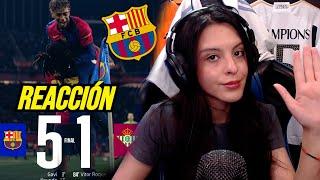 REACCIONANDO al Barcelona vs Betis 5-1 *LO HAN HECHO OTRA VEZ*