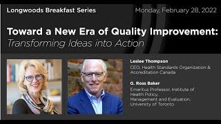 Toward a New Era of Quality Improvement with Leslee Thompson and Ross Baker