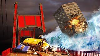 Realistic Tsunami Destruction  Teardown