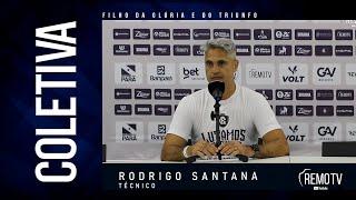 PÓS-JOGO: Coletiva com o técnico Rodrigo Santana