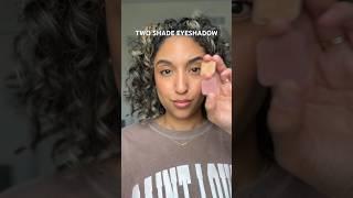 TWO SHADE EYESHADOW TUTORIAL for beginners | comment EYESHADOW for a link #makeuptutorial #eyeshadow