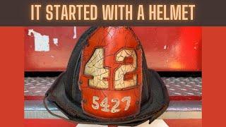 FDNY Ladder 42 Helmet from Naples Florida to Bronx NYC Sept 10 2001