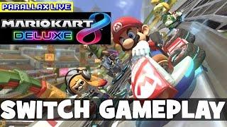 Mario Kart 8 Deluxe Gameplay (Nintendo Switch, Inkling Boy, Bowser Jr)
