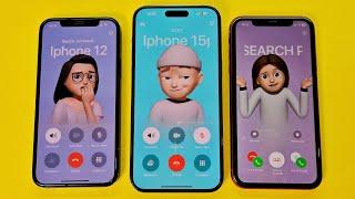 Three incoming Call IPhone 12 vs IPhone 14MAX vs IPhone 11Pro/ Second Line, Call on Hold