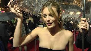 Mortal Engines: Leila George "Katherine Valentine" Movie Premiere Interview | ScreenSlam