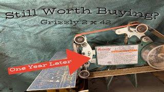 Grizzly 2 x 42 Belt Grinder. ONE YEAR REVIEW!