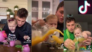 Uncle and Toddler Niece Pouring Drinks Hilarious Videos | Tiktok