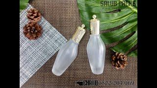 Chai Thủy Tinh Vòi Nhấn Cổ Điển 120ml - Chai Lọ Mỹ Phẩm Cao Cấp - Salub Việt Nam