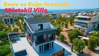 Akbük’te 350 M2 Arsa İçinde  Deniz ve Doğa Arasında 4+1 Ayrı Mutfaklı-Çift Teraslı Müstakil Villa