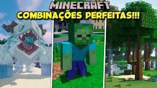 Mods de MINECRAFT que COMBINAM PERFEITAMENTE!!