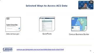 Exploring Census Data Webinar Series: Gems of Census Data Highlights of Key Programs & Data