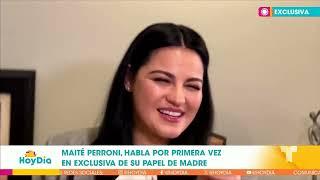 Maite Perroni fala sobre os desafios da maternidade: “tem sido bom dedicar meu tempo a isso”