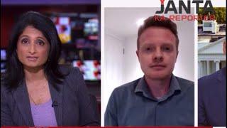 BBC Presenter makes desperate intervention in Israel’s defence on LIVE TV | Janta Ka Reporter