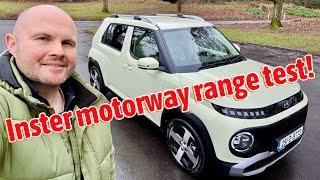 Hyundai Inster review | motorway driving and range test