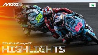 Moto3™ Race Highlights  | 2024 #EmiliaRomagnaGP