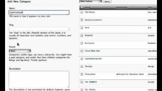 WordPress Tutorial - How to add child category