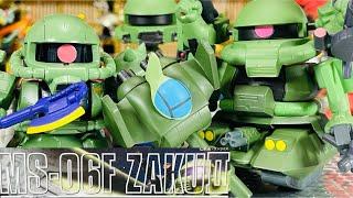 【ガンプラ】よみがえるMS-06F ZAKU ＆とるとる愛テム　ZAKU FULL WEAPON SET