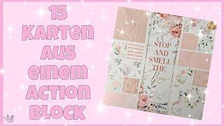  15 Karten aus einem Action Block  Stop and smell the Roses