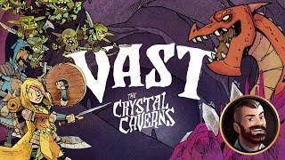 Vast: The Crystal Caverns - Board Game Spotlight - Overview