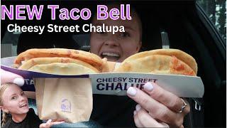 NEW TACO BELL Steak and Chicken Cheesy Street Chalupas Review