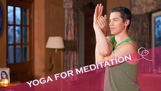 YOGA ROUTINE for meditation ~ Ananda Yoga to prepare body for meditation