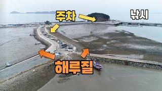 접근성 최고, 눈치없이 하는 해루질 포인트 [마검포 방파제 해루질편]